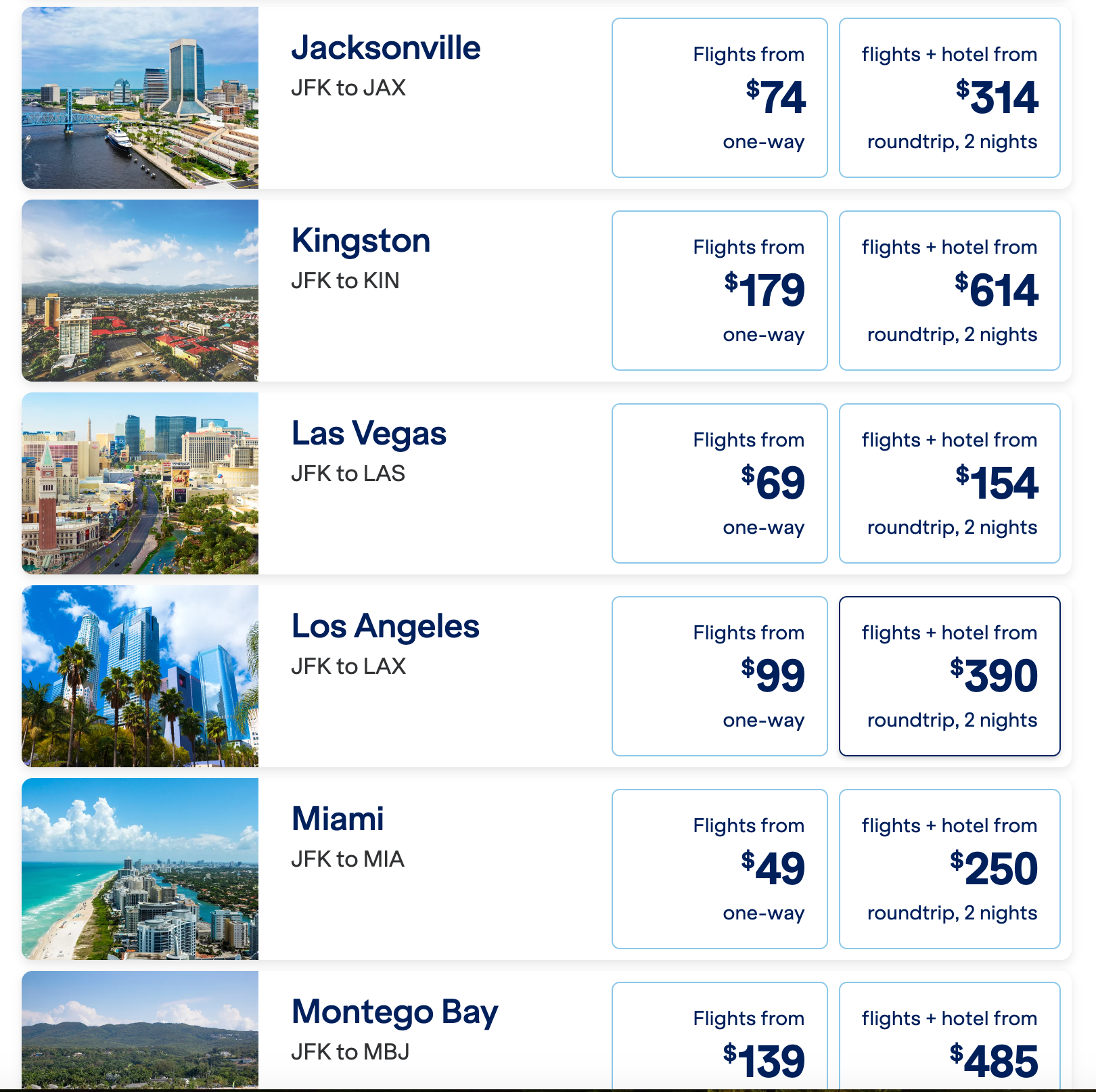 JetBlue $39 airfare sale